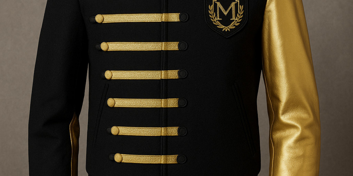 Step Into Iconic Style: Michael Jackson Black and Gold Jacket