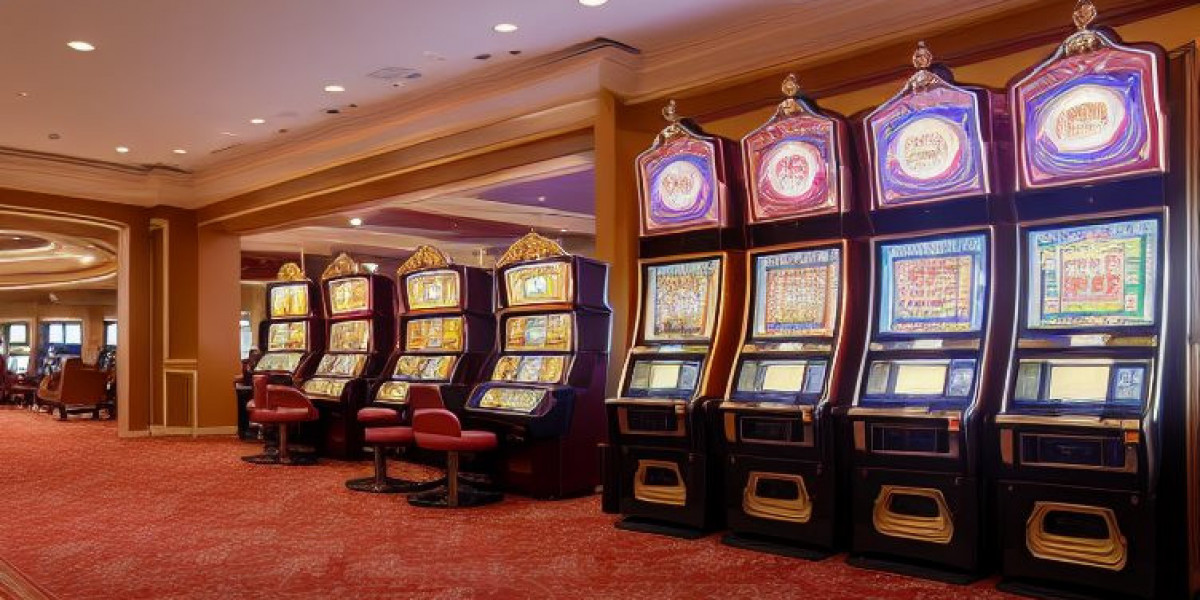 One-armed bandits at Sky Crown Casino