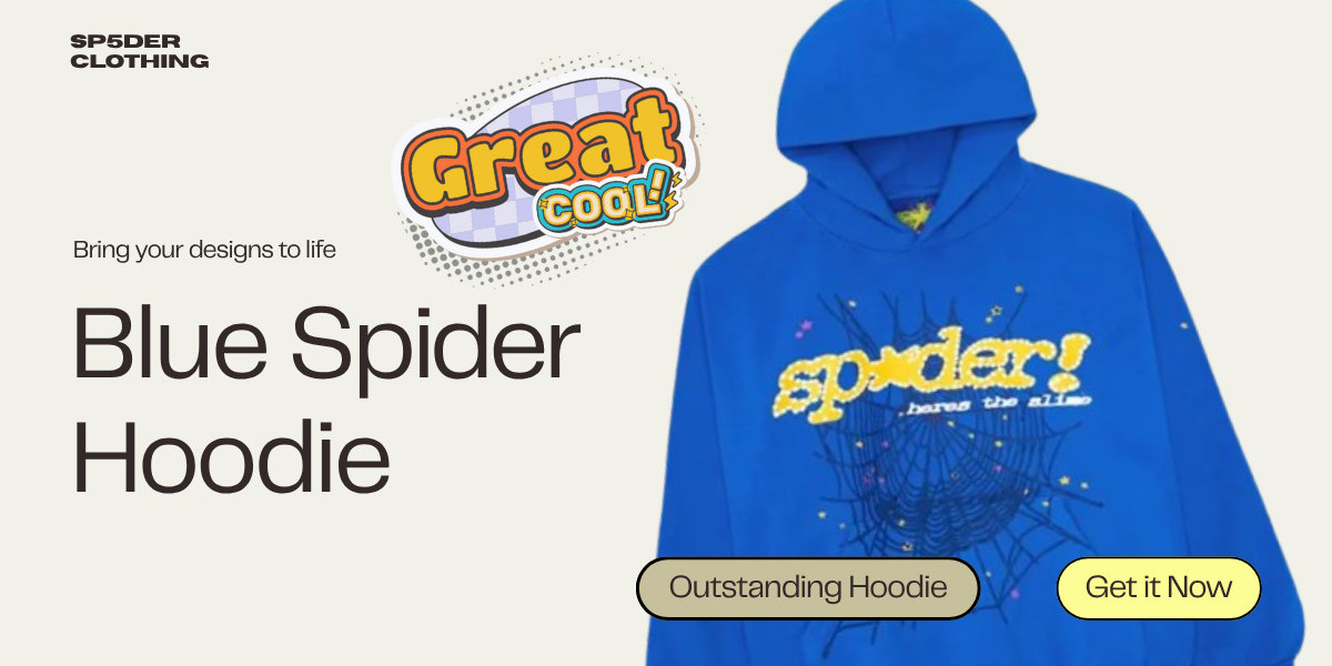 Unveiling the Sp5der Blue Spider Hoodie: Style Redefined