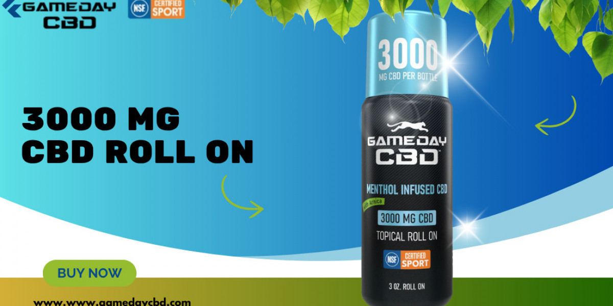 Powerful Relief with Gameday CBD 3000 mg CBD Roll On