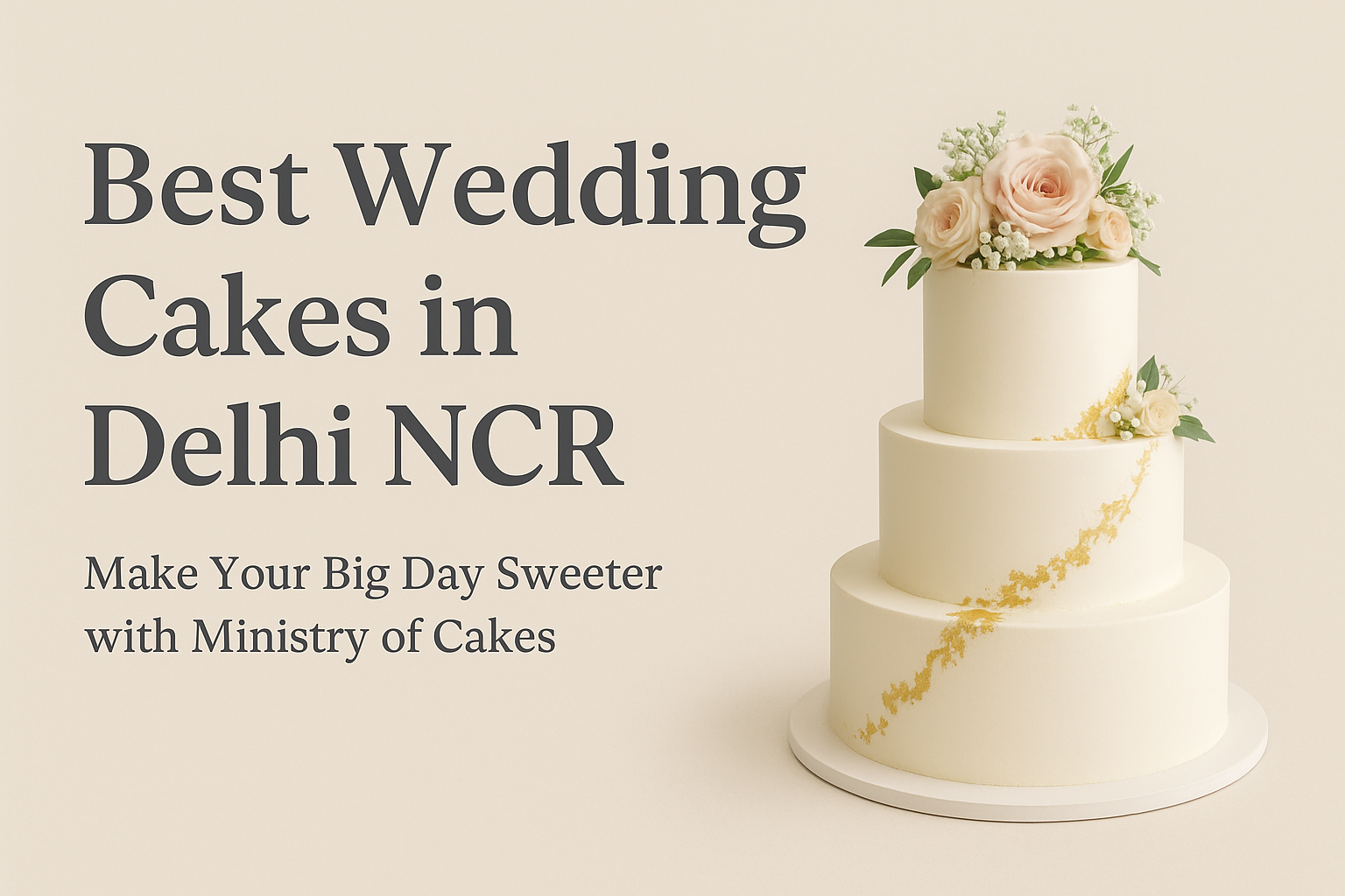 Best Wedding Cakes in Delhi NCR | Ministry of Cakes