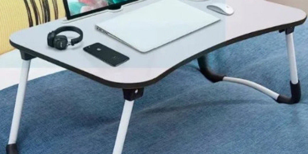 Elevate Your Gaming Setup with the METALLO Wooden Gaming Laptop Table