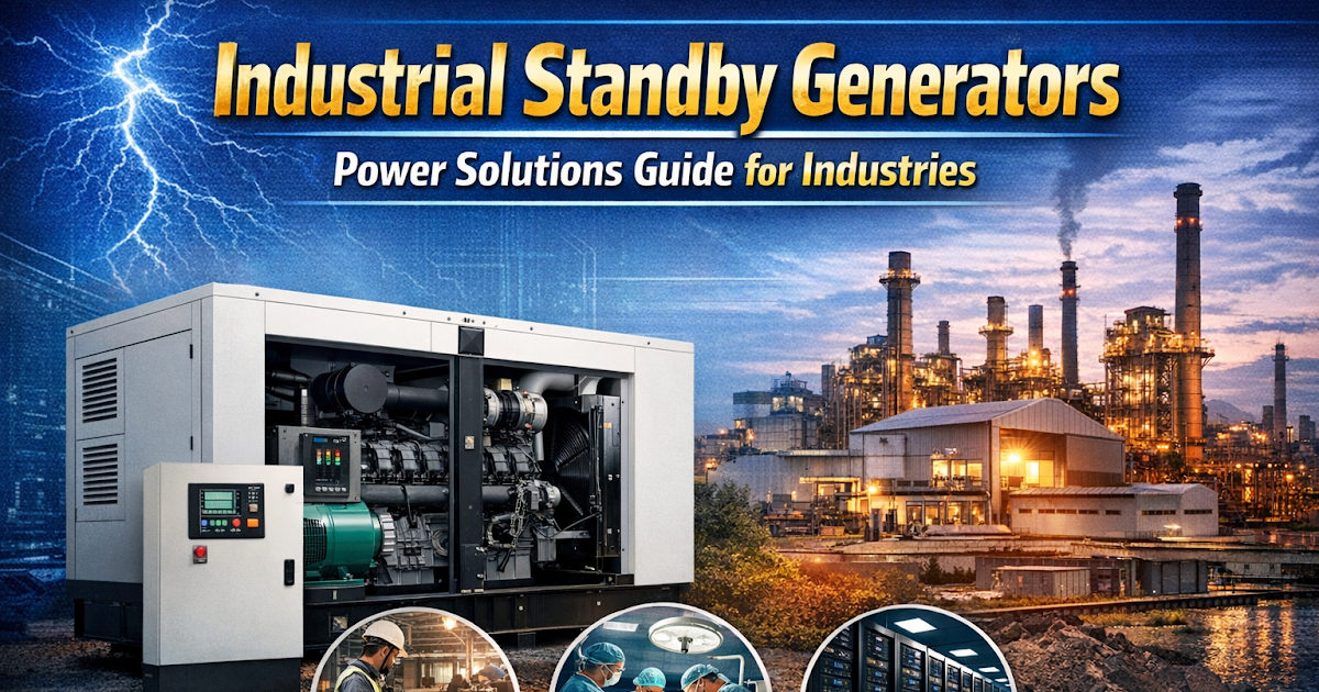 Industrial Standby Generators Power Solutions Guide for Industries