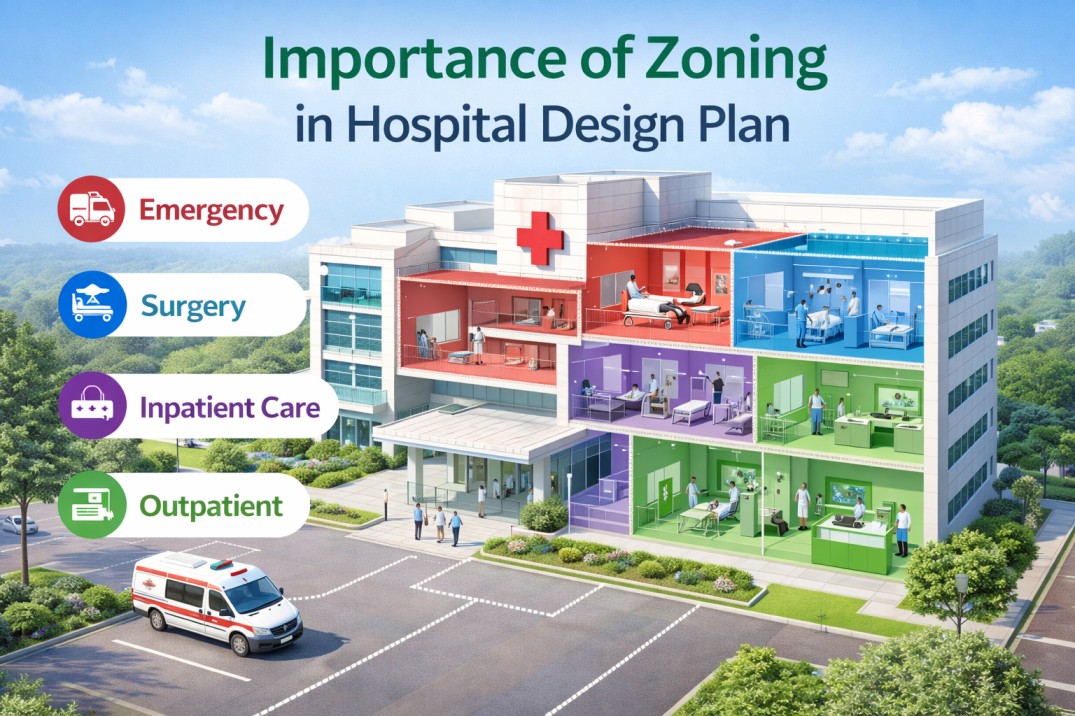 Importance of Zoning in Hospital Design Plan