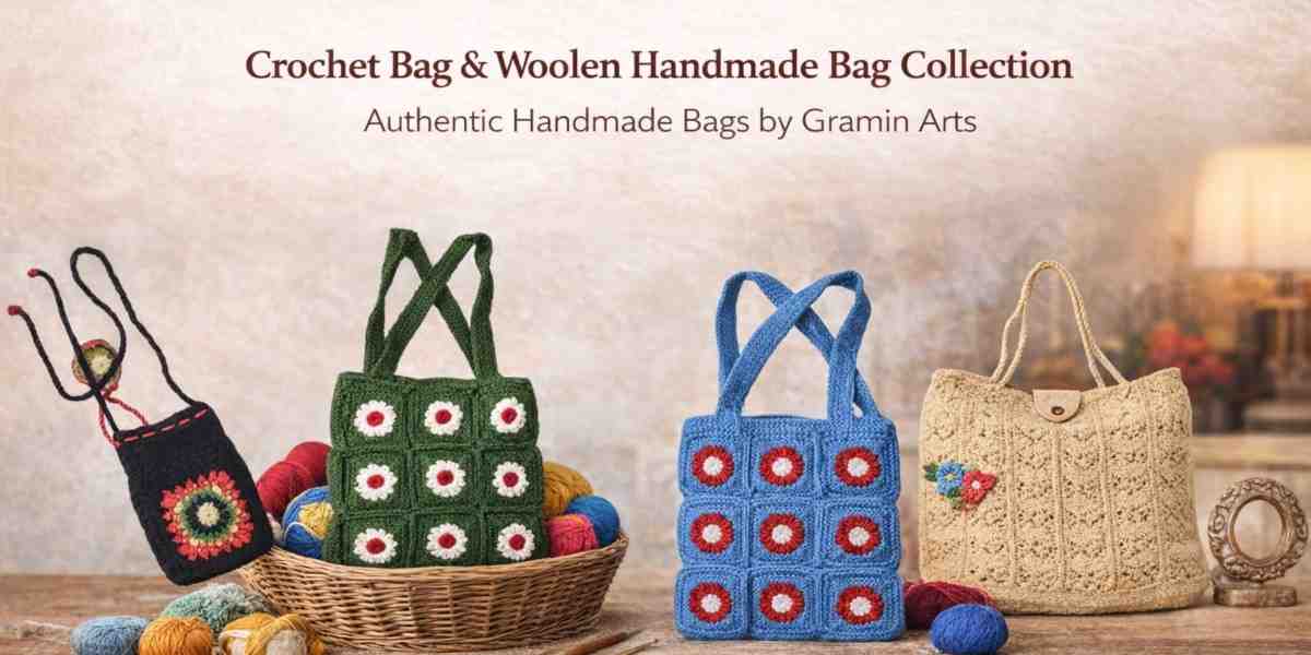 Crochet Bag & Woolen Handmade Bag Collection