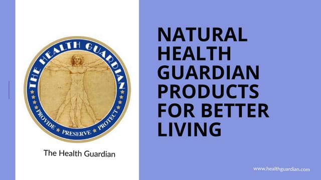 Natural Health Guardian Products for Better Living.pdf