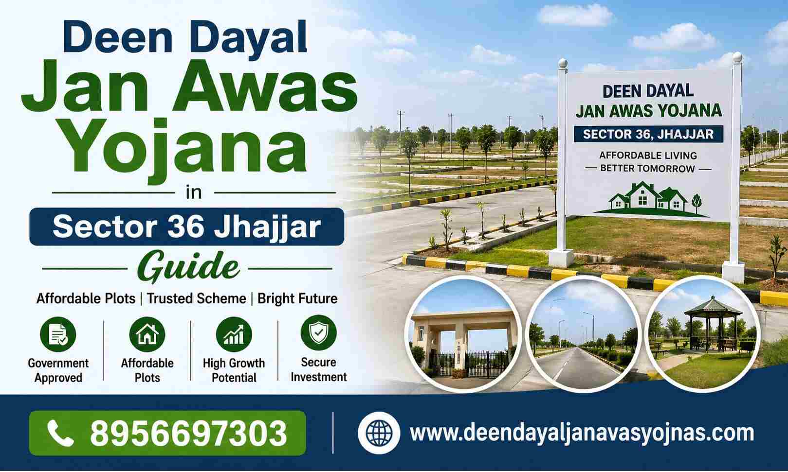 Deen Dayal Jan Awas Yojana in Sector 36 Jhajjar | DDJAY Plots