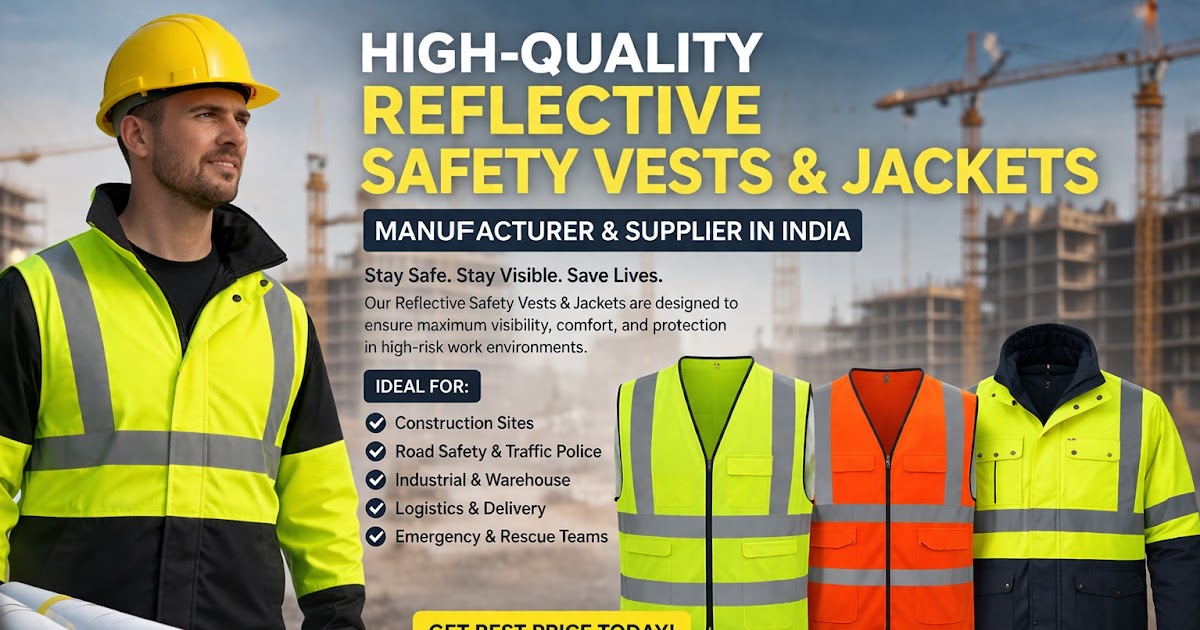 Reflective Safety Vests & Jackets Manufacturer in India