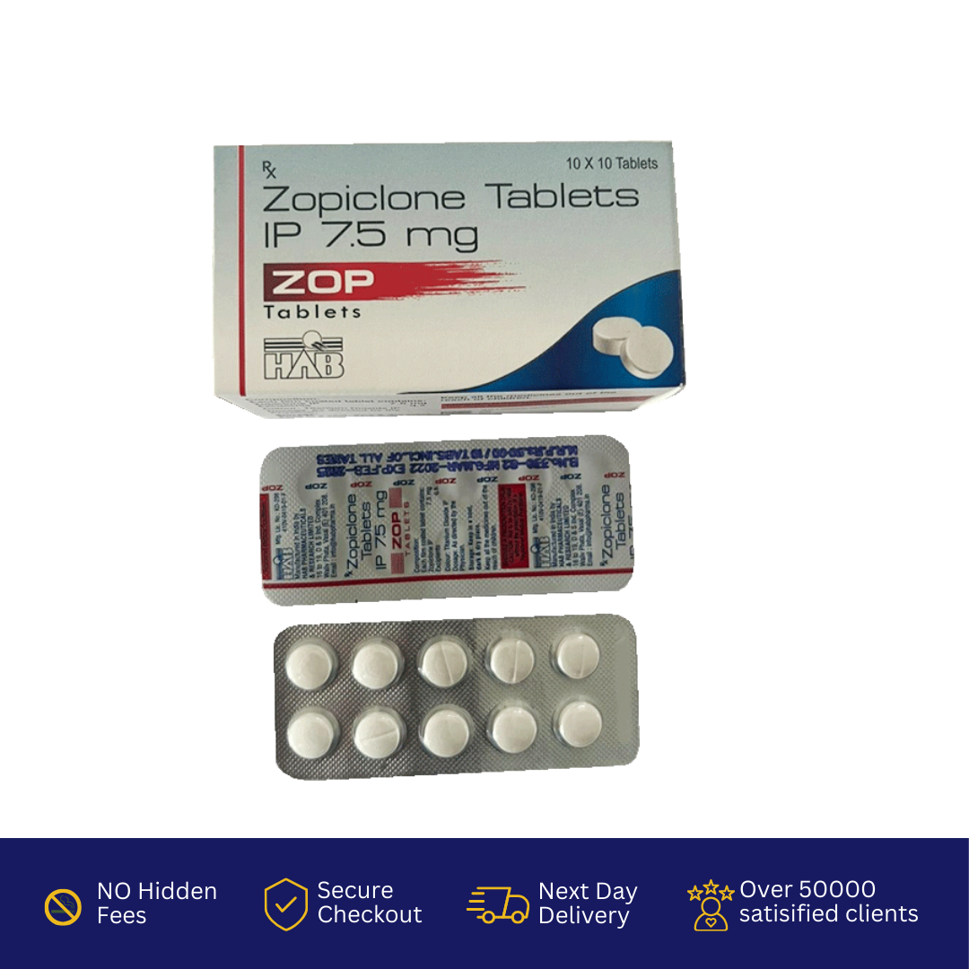 Zopiclone White Tablet in London - Next Day Delivery Medicine