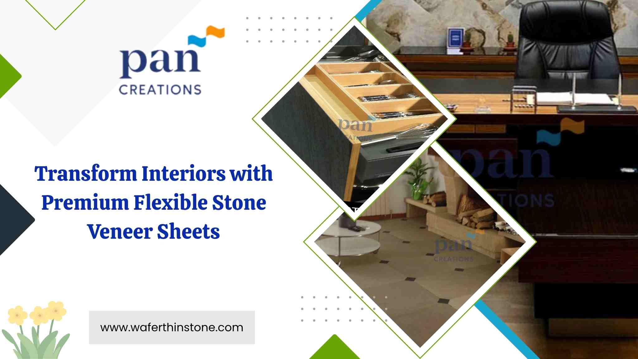 Transform Interiors with Premium Flexible Stone Veneer Sheets