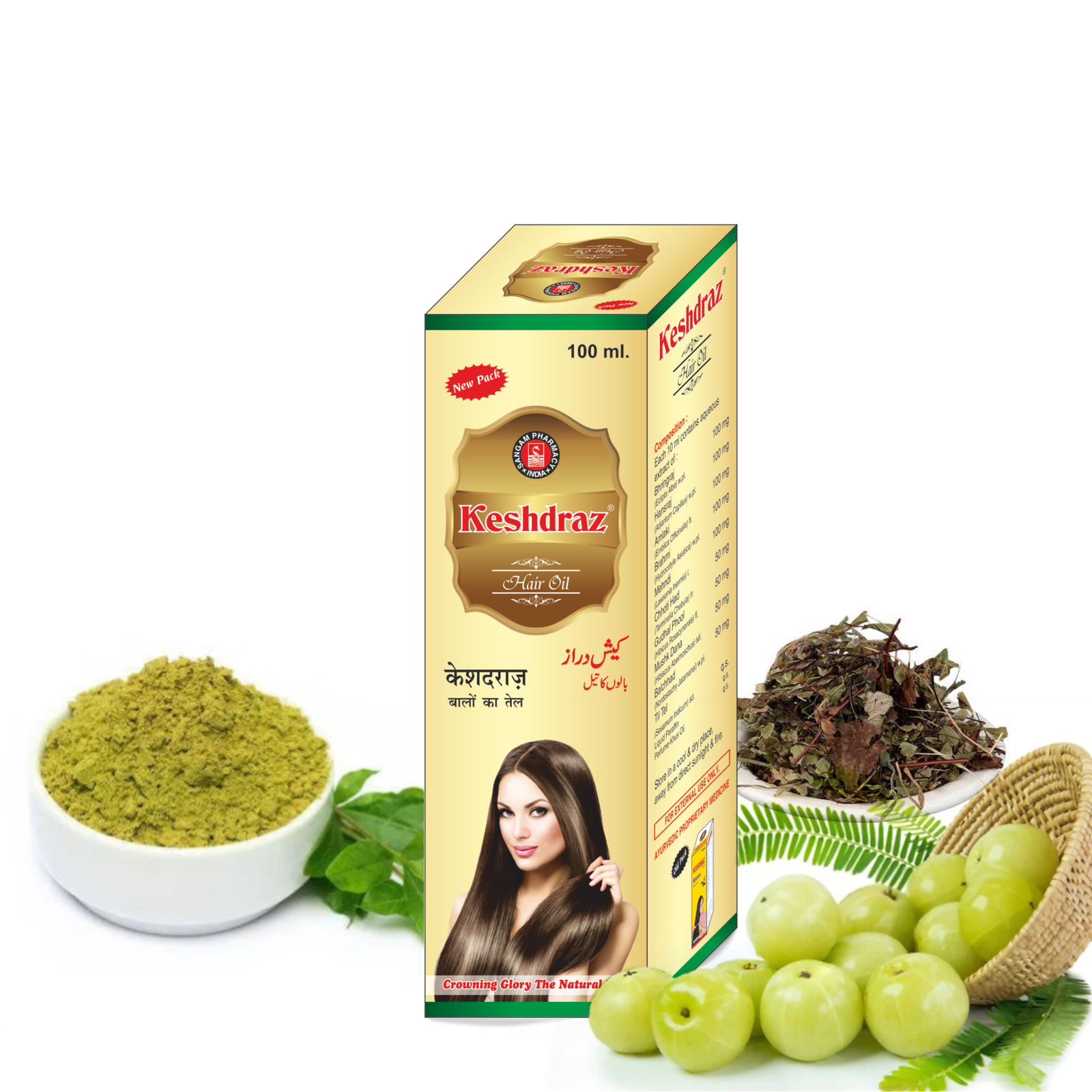 KESHDRAZ Hair oil 100ml. - Sangam Pharmacy