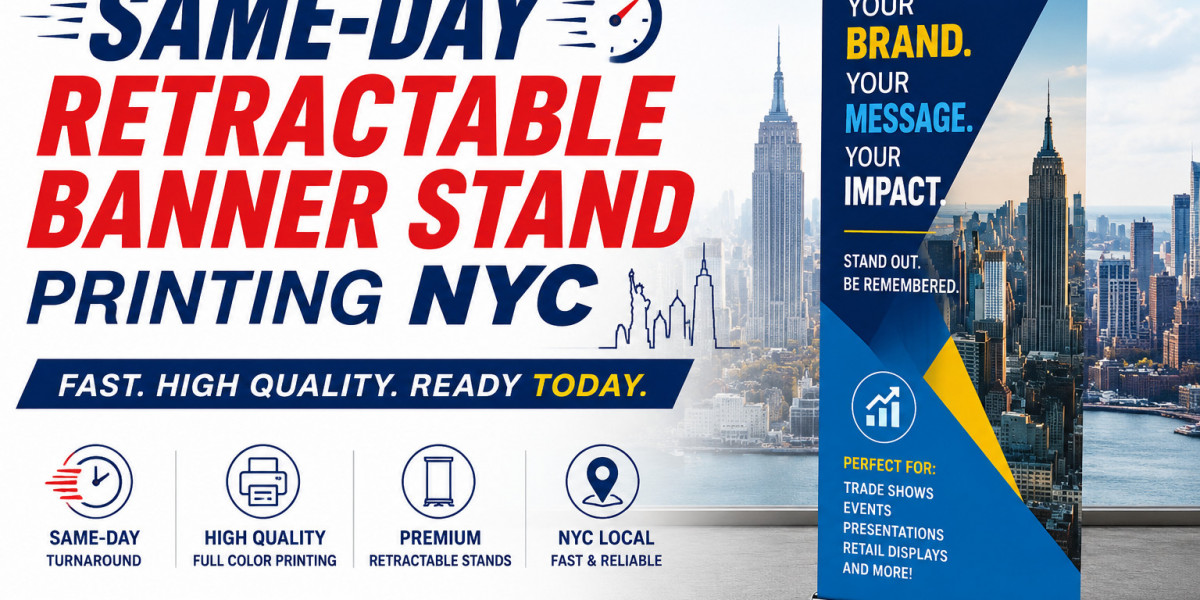 Same-Day Retractable Banner Stand Printing NYC