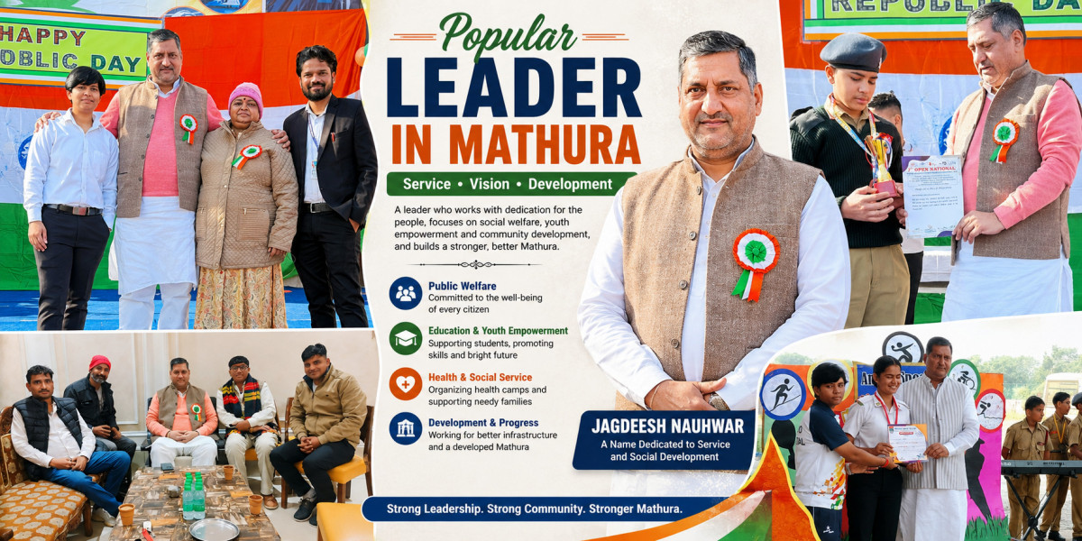 Popular Leader in Mathura: A Symbol of Development and Public Service