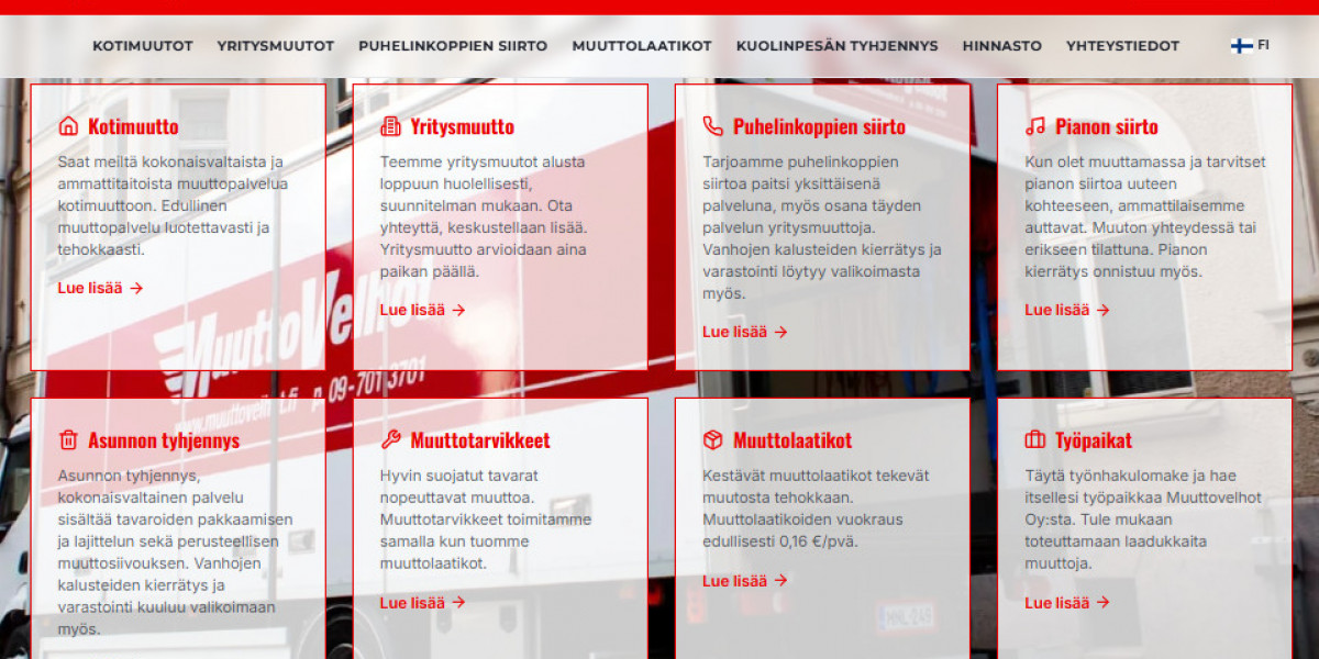 Helsingin ja Espoon Luotettavat Muuttopalvelut sekä Muuttolaatikoiden Vuokraus