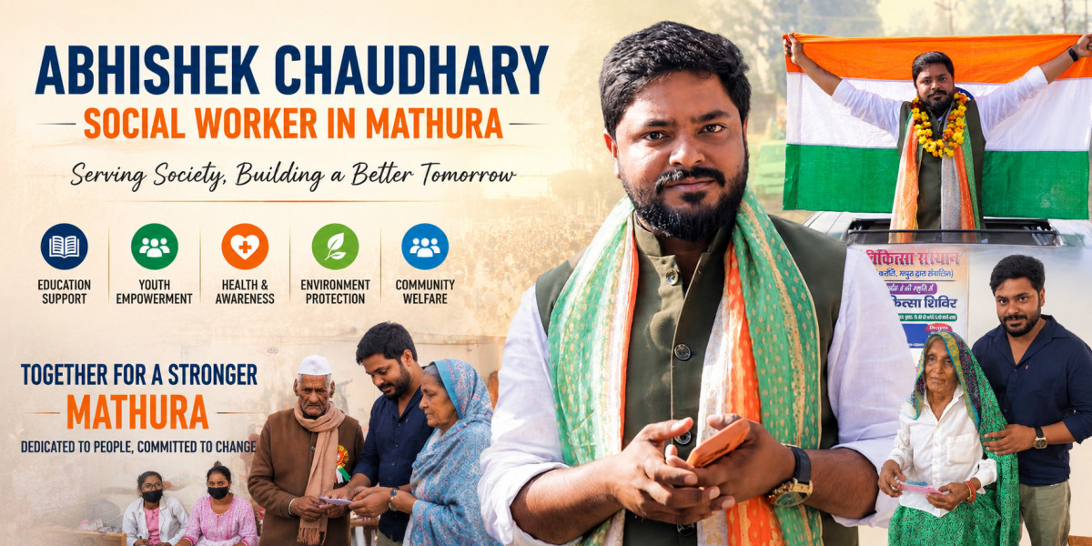 Abhishek Chaudhary Social Worker in Mathura
