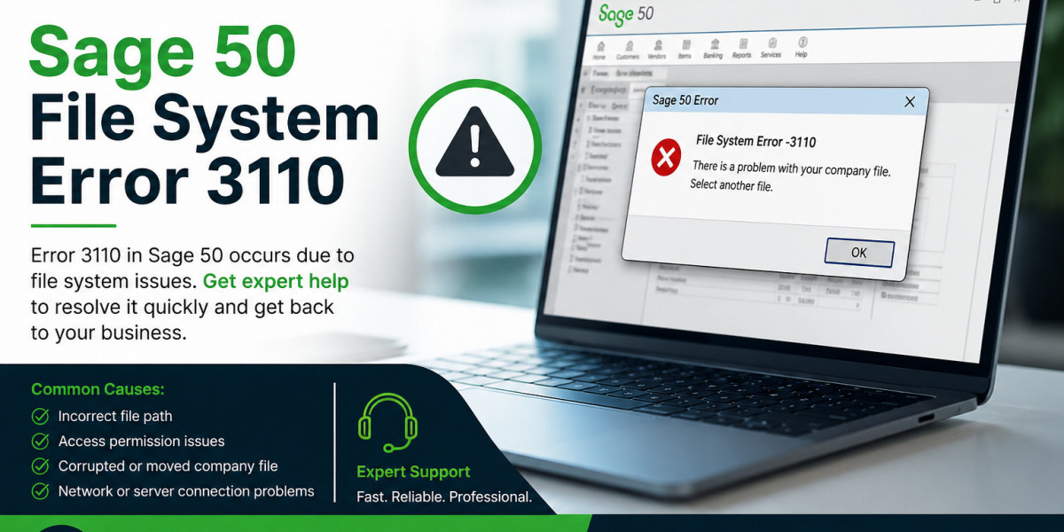 Sage 50 Error 3110: Causes, Symptoms, and Complete Resolution Guide